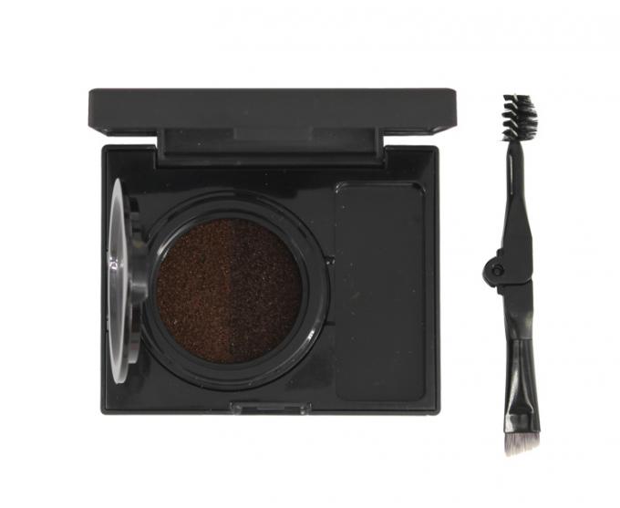 Flüssige Augenbrauen-Kissen-Schwarz-Palette der Augenbrauen-kosmetischen Produkte mit doppelter Farbe