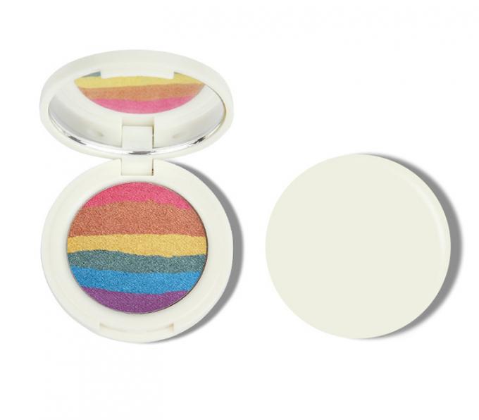Mode-einzelne Paletten-Regenbogen-Farbhoher Pigment-Lidschatten-Paletten-Augen-Make-uplidschatten