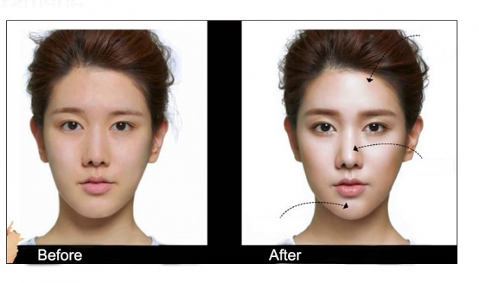 Kundenspezifischer Gesichts-Make-upleuchtmarker-gepresstes Pulver-Lichtschutz für Frau