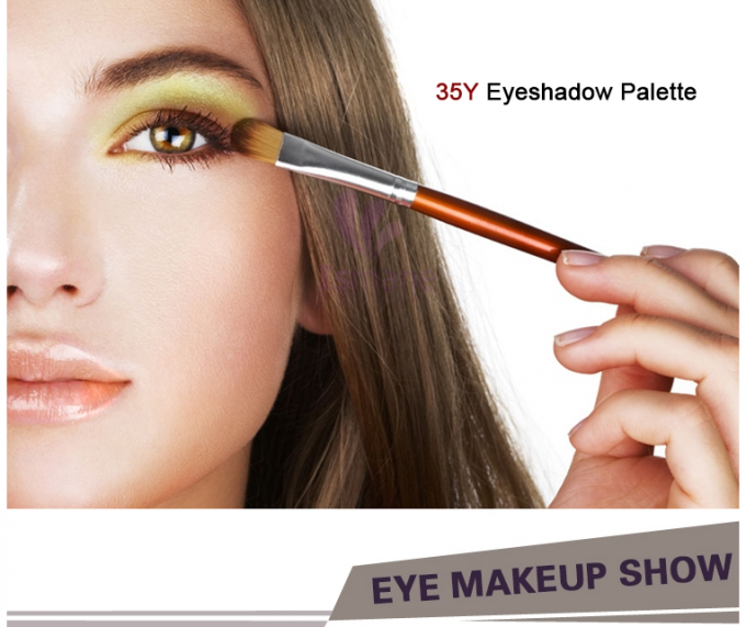 Heller Augen-Make-uplidschatten für dunkle Haut-Mineralpulver-Grundlagen-Make-up