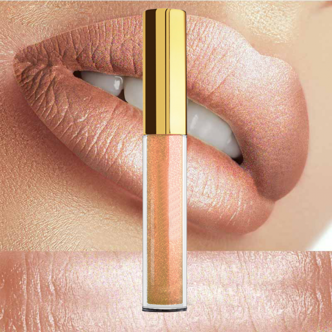 Farbe der Frucht-Geruch-Lippenkosmetischen Produkte des Glanz-30 metallischen Funkeln-Lippenstift im auf Lager