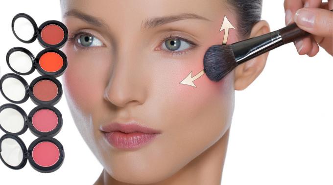 Eigenmarken-errötet einzelnes Gesichts-Make-up Paletten-kompakte Mode-angemessene Kosmetik