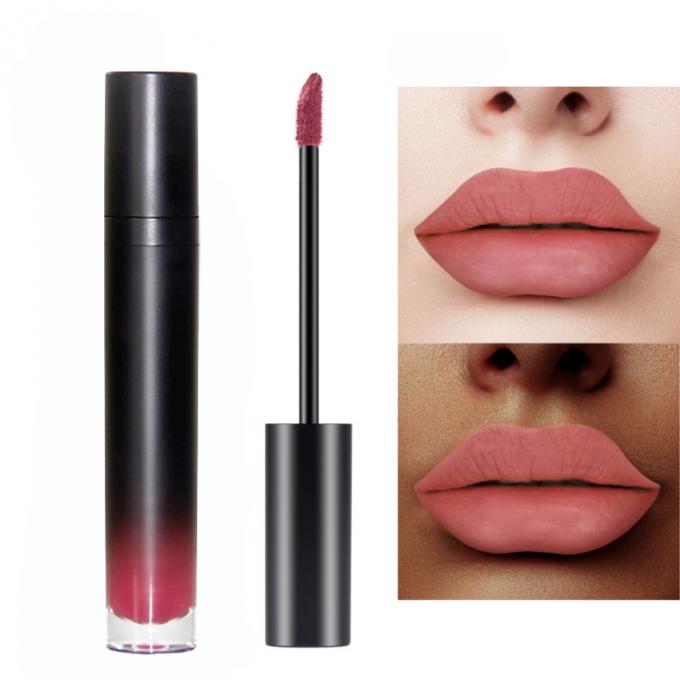 Sexy weiche Lippenkosmetische Produkte imprägniern Mattsamt-Pigment-langlebigen flüssigen Lippenstift