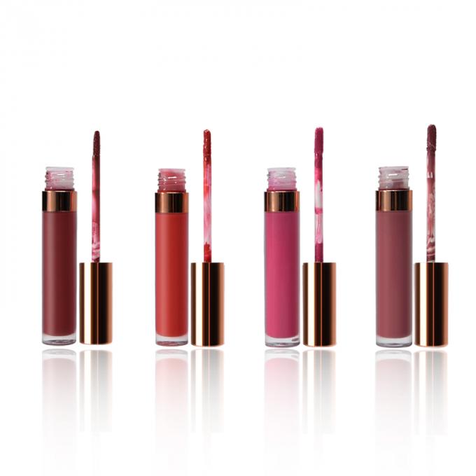 Abnutzungs-Samt-Metalllippenstift-befeuchtende Kosmetik Lipgloss der Schönheits-Lippen-kosmetischen Produkte Matt-einfacher