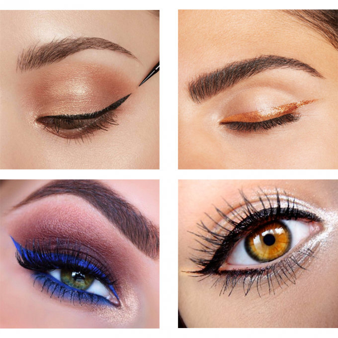 Wasserdichte flüssige Augen-Make-upeyeliner-Schwarz-Farbe bilden Schönheits-Kosmetik-Produkte