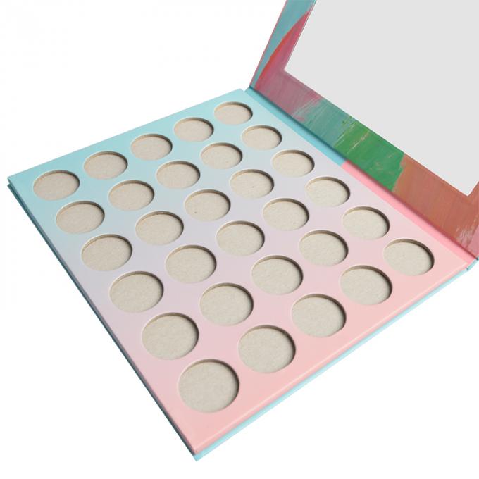 30 Farben leeren Funkeln-Lidschatten-Palette, bunte Make-uppaletten-einfachen Farbton