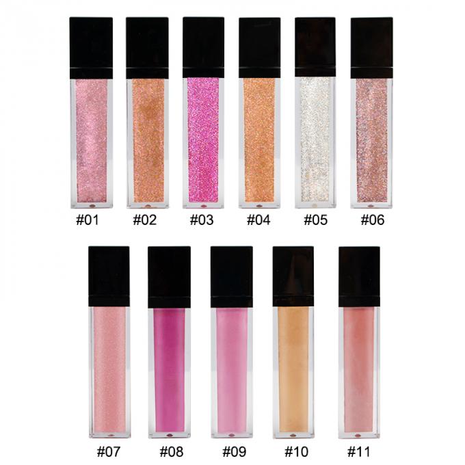 Befeuchtende glänzende Soem-Funkeln Lipgloss-Eigenmarke der Lippenkosmetischen Produkte