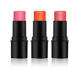 Long Lasting Face Makeup Blush Stick 3 Colors Pigmented Add Moisturizing Ingredients