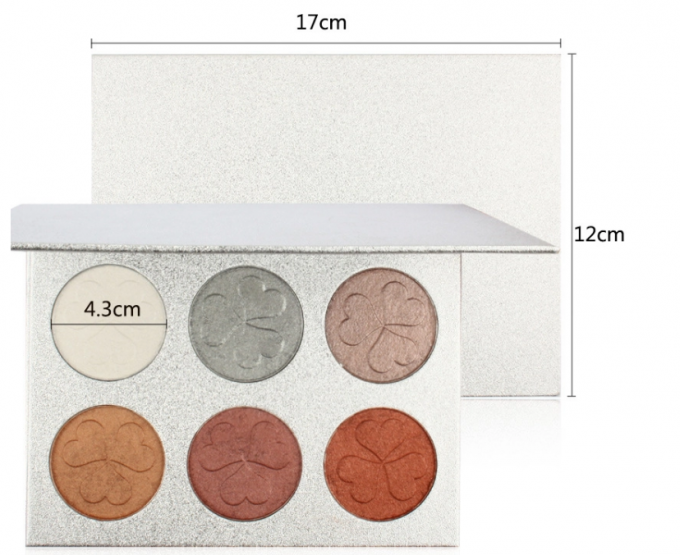 Spitzengesichts-Make-upleuchtmarker-Paletten-Gesichts-Glühen-Leuchtmarker-Pulver-Form